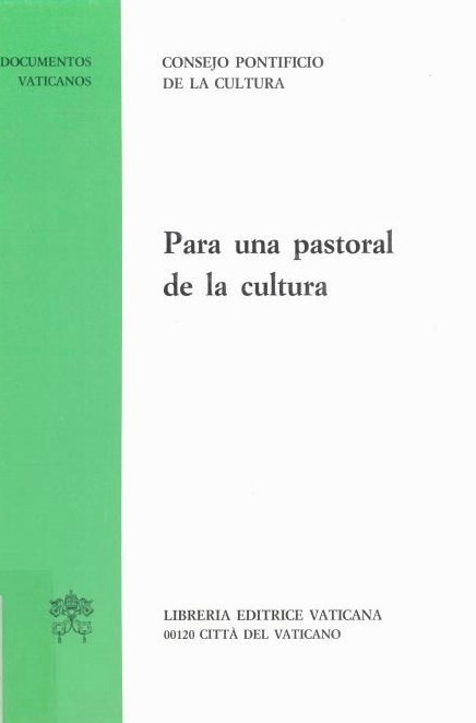 Para una pastoral de la Cultura