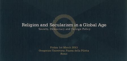 Religion and Secularism Religion and Secularism